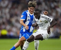 Romero en un partido contra el Real Madrid.
