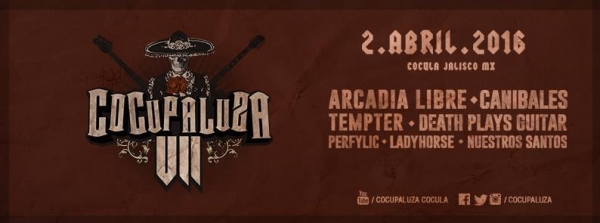 2 de abril: Banda de Rock tapatía &quot;Canibales&quot; en el Cocupaluza de Cocula (VIDEO)