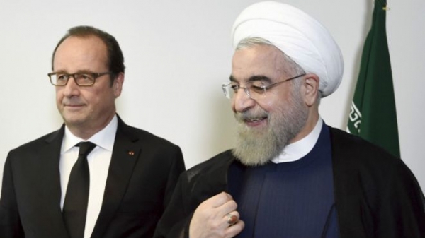 Es la primera visita del presidente iraní a Europa.