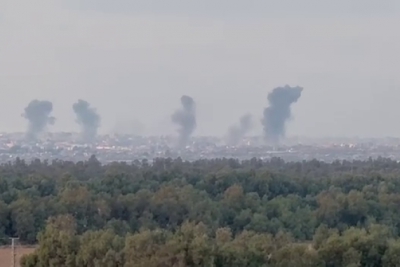 La Fuerza Aérea israelí llevó a cabo más de 20 ataques contra objetivos de Hamás.