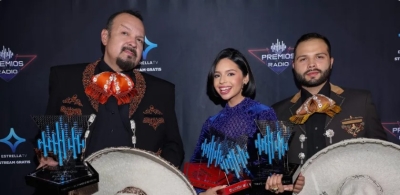 Pepe, Ángela y Leonardo Aguilar