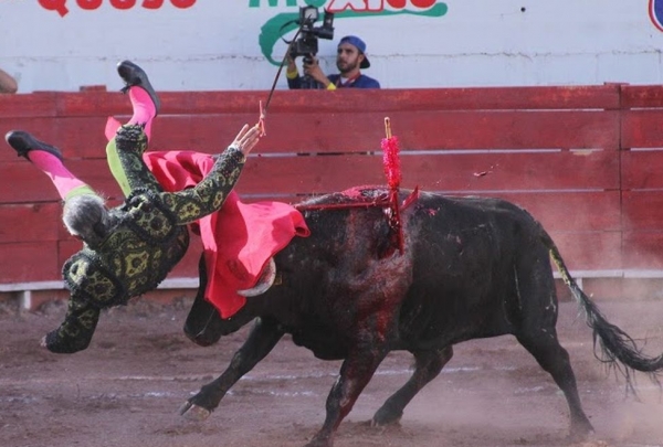 La tragedia vino apenas iniciando la lidia del tercero de la tarde, Rodolfo Rodríguez, el astado &quot;Pan Francés&quot; de 480 kilos, al ir en pleno trote.