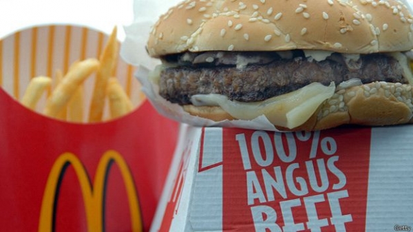 Las ventas de McDonald&#039;s también cayeron en Asia y en Europa.