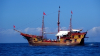 Se hundió el Marigalante, Barco Pirata que fue un emblema turístico en Puerto Vallarta