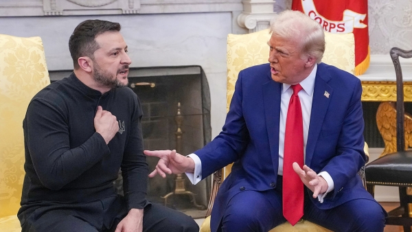 &quot;Su país tiene graves problemas. No ganará&quot;: Trump y Zelenski protagonizan una fuerte pelea