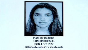 Fotografía de Marllory Chacón Rossell brindada por la Justicia de EEUU