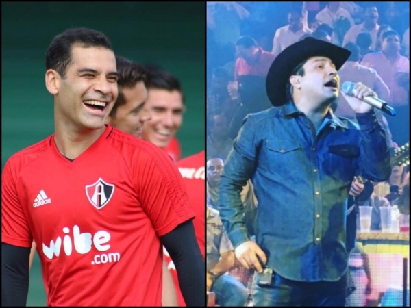 Rafa Marquez y Julión Álvarez