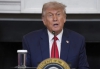 El presidente Trump mantuvo sus críticas contra el gobernador de California.