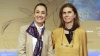 La presidenta de México, Claudia Sheinbaum (i), junto a su madre, Annie Pardo Cemo.