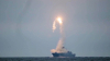 Una prueba del misil de crucero hipersónico ruso Tsirkón, el 7 de octubre de 2021.