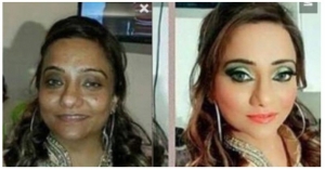 Un día después de casarse demanda a su esposa por engañarlo con el maquillaje