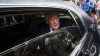 Donald Trump en su limusina antes de ser elegido presidente