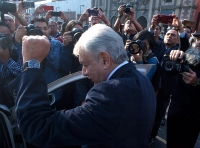 Andrés Manuel López Obrador, aspirante a la presidencia.