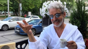 &quot;Disfrutando de un delicioso desayuno. ¡Hoy es un día maravilloso!&quot;, se lee en el subtítulo de esta foto de la cuenta de Instagram de Boris Bork.