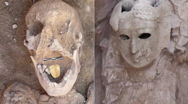 Arquéologos creen la lengua de oro fue colocada para que el difunto pudiera hablar con Osiris en el más allá. Este contenido ha sido publicado originalmente por Diario EL COMERCIO en la siguiente dirección: https://www.elcomercio.com/tendencias/arqueologos-momia-lengua-oro-egipto.html. Si está pensando en hacer uso del mismo, por favor, cite la fuente y haga un enlace hacia la nota original de donde usted ha tomado este contenido.