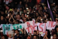 Repudian a Peña en la ceremonia del Grito de Independencia.
