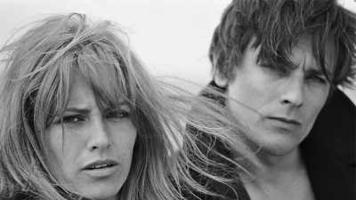 Nathalie y Alain Delon en los años 60, cuando aún estaban casados