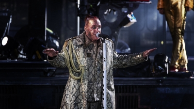 El vocalista de la banda alemana Rammstein, Till Lindemann