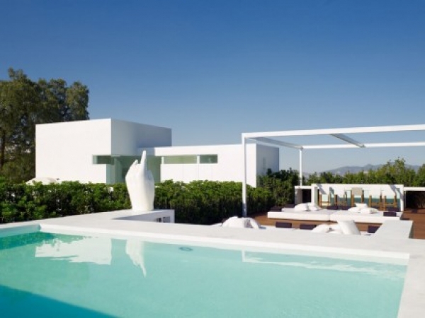 La &#039;casa blanca&#039; de la pareja presidencial.