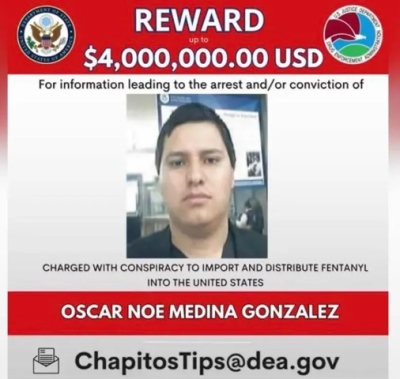 La DEA ofrece 4 millones de dólares por información que ayude a la captura de &quot;El Panu&quot;.