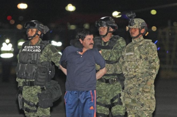 Fotografía de archivo del 8 de enero de 2016 del narcotraficante Joaquín &quot;el Chapo&quot; Guzmán.