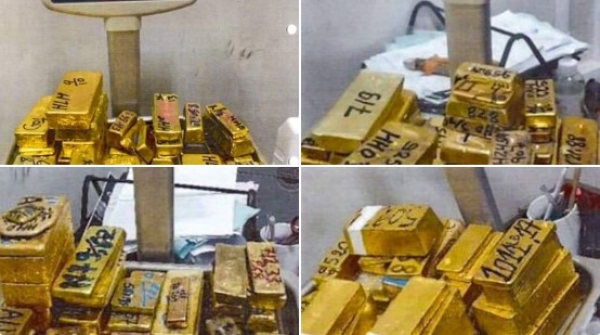 Aduaneros libios trataron de sacar una cuarta parte del oro del país