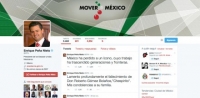 Los mensajes de Peña Nieto en Twitter.