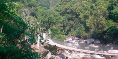 El puente colgante de Santiago Quetzalapa