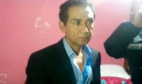 La captura de Abarca en el video que circula en la Red.