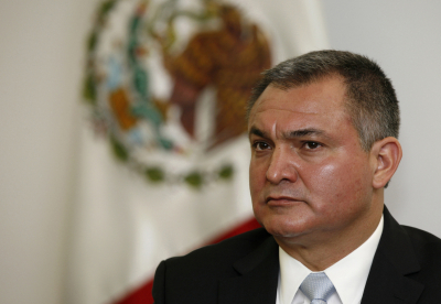 El exsecretario de Seguridad de México, Genaro García Luna, en conferencia el 8 de octubre del 2010.