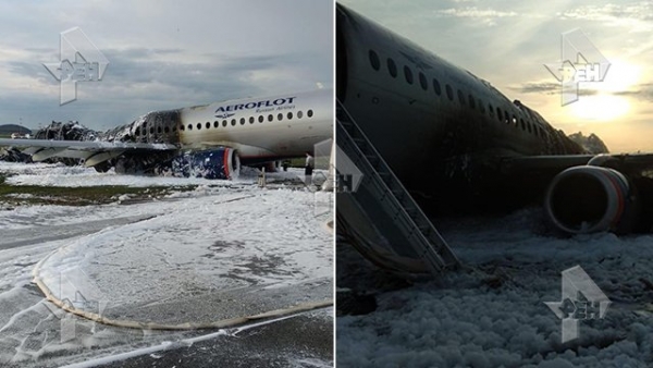 VIDEO: 41 víctimas en un avión de pasajeros que se incendia al aterrizar de emergencia en un aeropuerto de Moscú