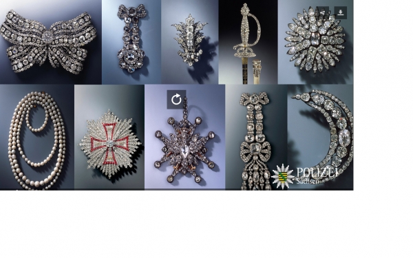 Boquete, hachas y físico pequeño: Así actuaron los autores del espectacular robo de joyas en la Bóveda Verde de Alemania