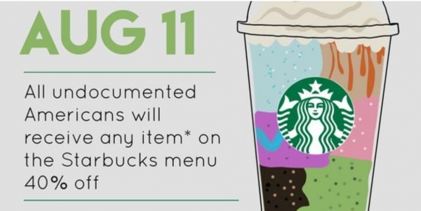 La falsa promoción de Starbucks que buscaba atraer a indocumentados para denunciarlos y deportarlos
