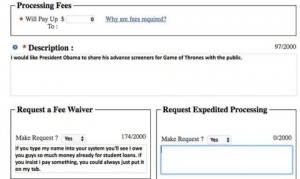 Una mujer reclama al gobierno de EEUU acceder al anticipo de Game of Thrones que tiene Barack Obama