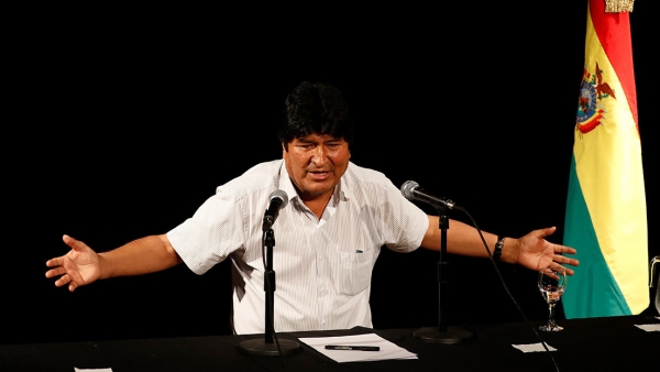 Evo Morales: El papel de EE.UU. es &quot;tan evidente en el golpe de Estado en Bolivia&quot; que su Embajada en Argentina &quot;habla por los golpistas&quot;