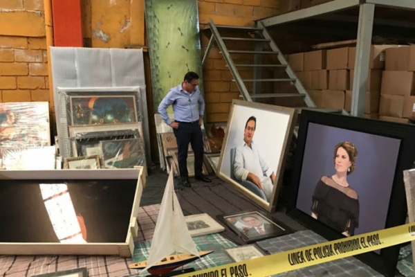 Artículos encontrados en la bodega. 