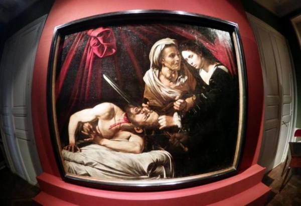 La obra &#039;Judith Beheading Holofernes&#039;, en París.
