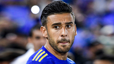 Eduardo &quot;Toto&quot; Salvia, jugador de Boca Juniors.
