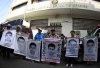 Protesta en la ciudad de Chilpancingo por la desaparición de los 43 normalistas de Ayotzinapa