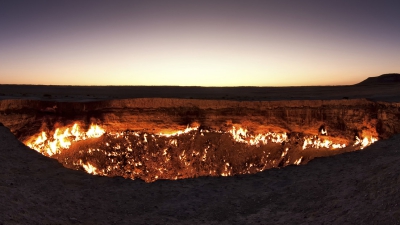 Las &#039;Puertas del infierno&#039; se están &#039;cerrando&#039; tras medio siglo ardiendo
