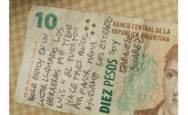Se aclaró el misterio del billete escrito por una joven desaparecida