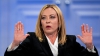 La primera ministra italiana, Giorgia Meloni.