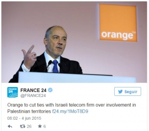 Director de Orange desata polémica en Israel por querer retirarse del país