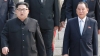 El líder norcoreano, Kim Jong-un (izda) y uno de los altos cargos del Gobierno norcoreano Kim Yong-chol (dcha).
