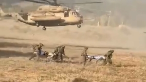 Evacuación de soldados israelíes muertos y heridos en combates con Hezbolá