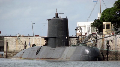 Submarino ARA &quot;San Juan&quot; en la base naval Mar del Plata.