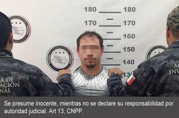 Elementos de la PF y miembros de la AIC, detuvieron en Culiacán, Sinaloa, a Héctor Manuel Avendaño Ojeda, &#039;El Meño&#039;.