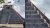 Turista alemán es golpeado tras subir a pirámide de Chichén Itzá durante el descenso de Kukulkán