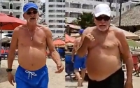 Dos hombres extranjeros lanzaron insultos y jalonearon a la comunicadora mientras hacía un enlace desde Playa Los Muertos.