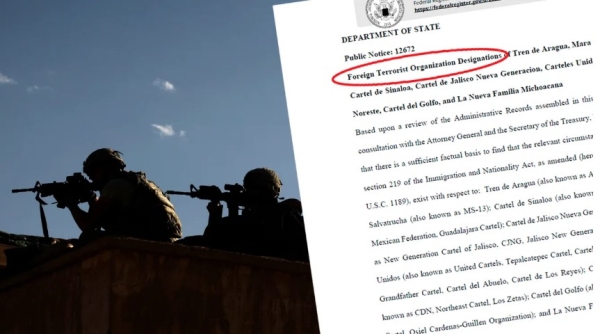Estados Unidos nombró a seis cárteles de México como grupos terroristas.